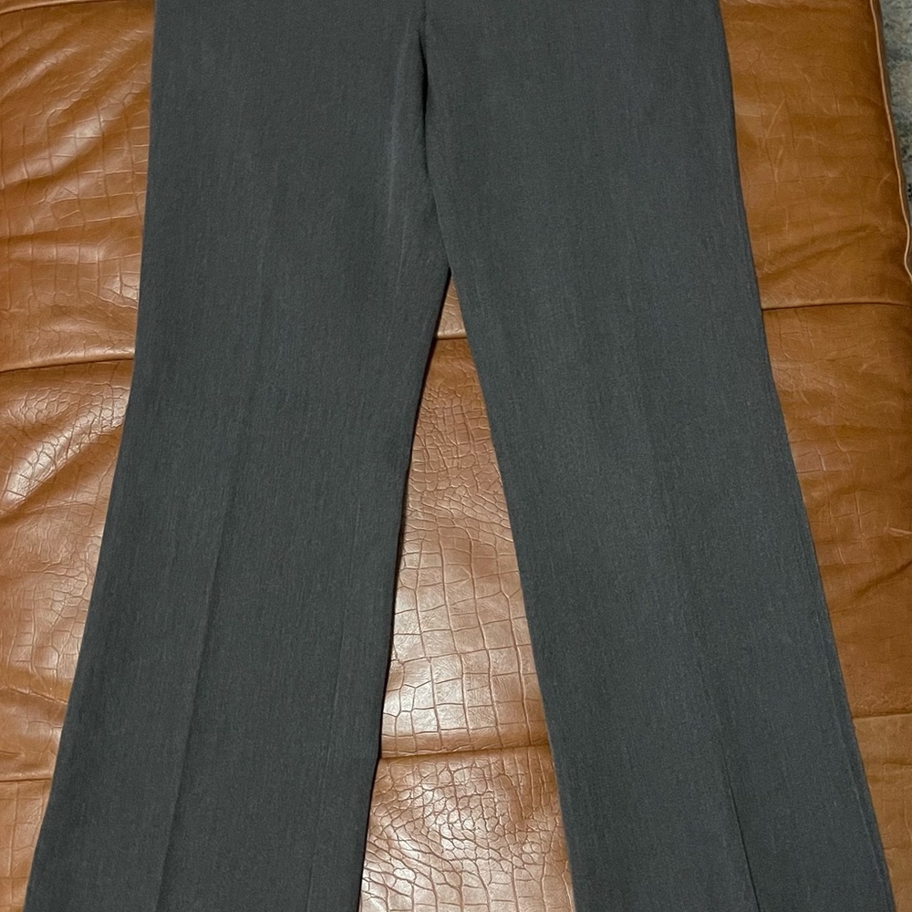 Talbots Gray Dress Pants Classic Straight-Leg